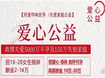 容城捐卵助孕生子 爱心志愿者招募
